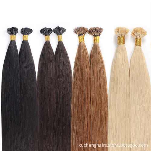 Wholesale natural wave hair extension flat tip vendors virgin remy hair extension flat t tip long flat tip human hair extension